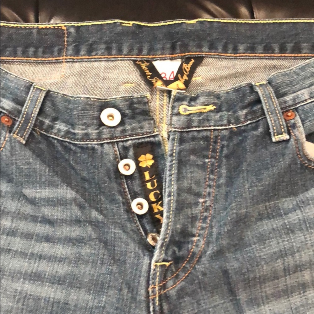 Lucky brand button fly jeans